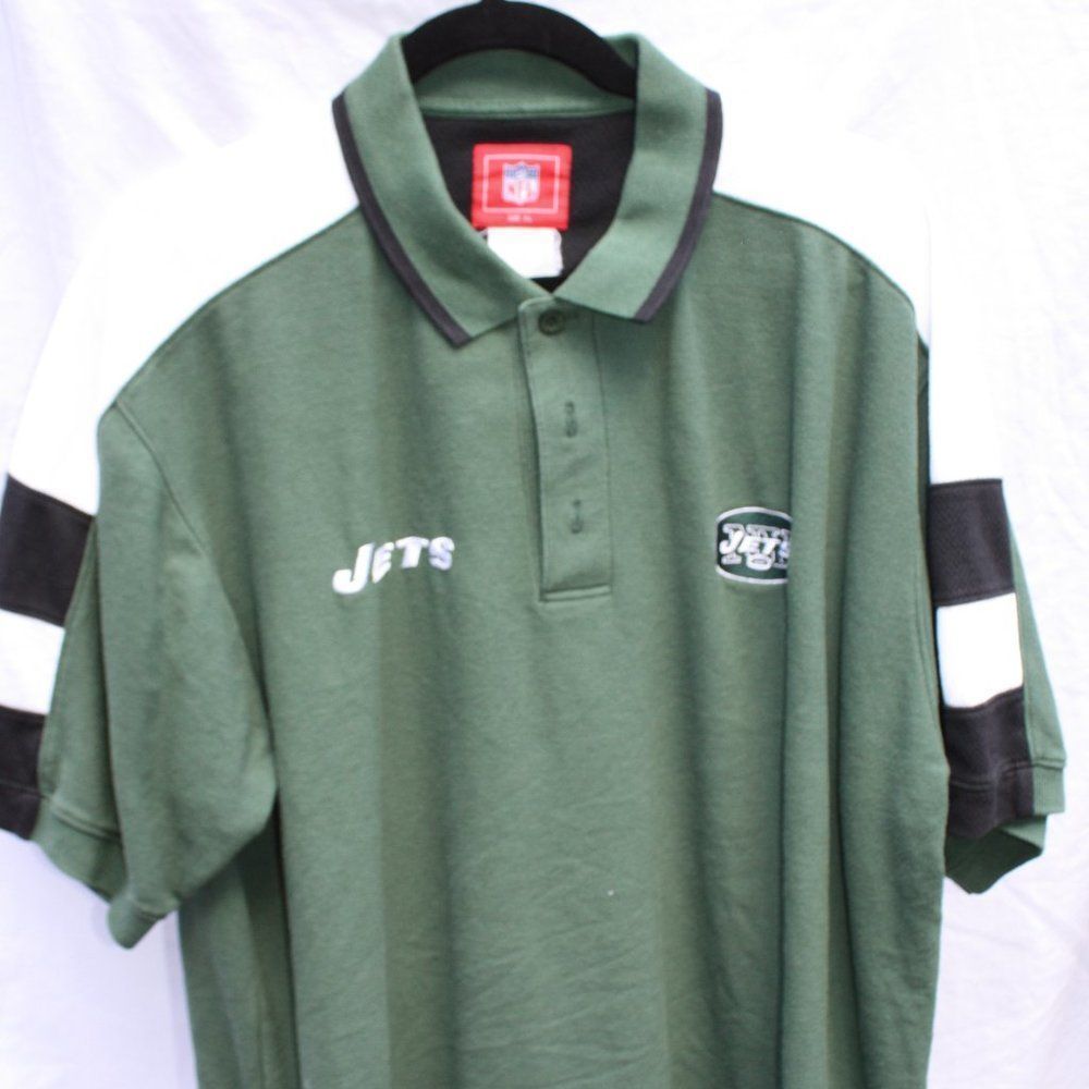 NFL JETS embroidered short sleeve XL